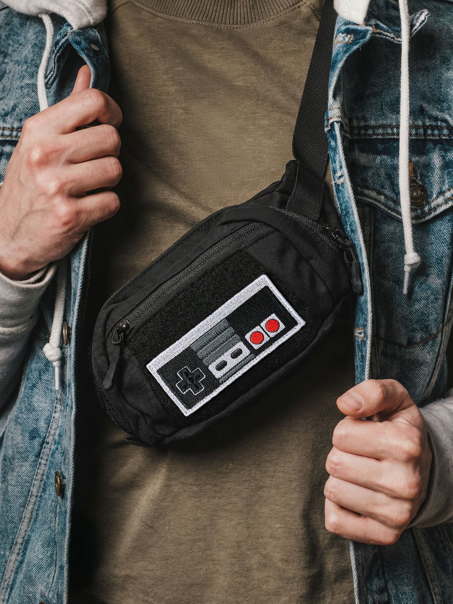 Nintendo Style NES Patch for Backpack or Jacket, Retro Gamer Gift