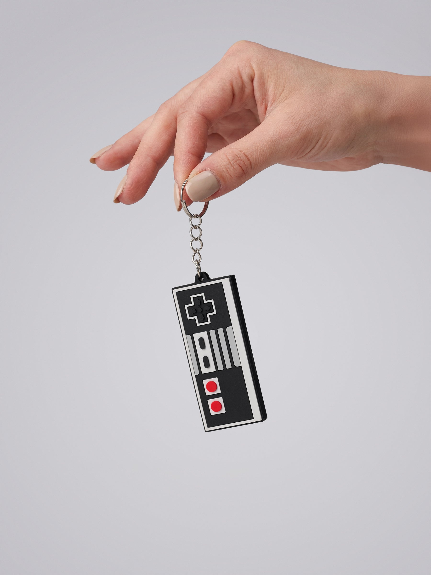 8-bit NES-style Retro Controller Keychain. Retro Gaming Keyring Gift