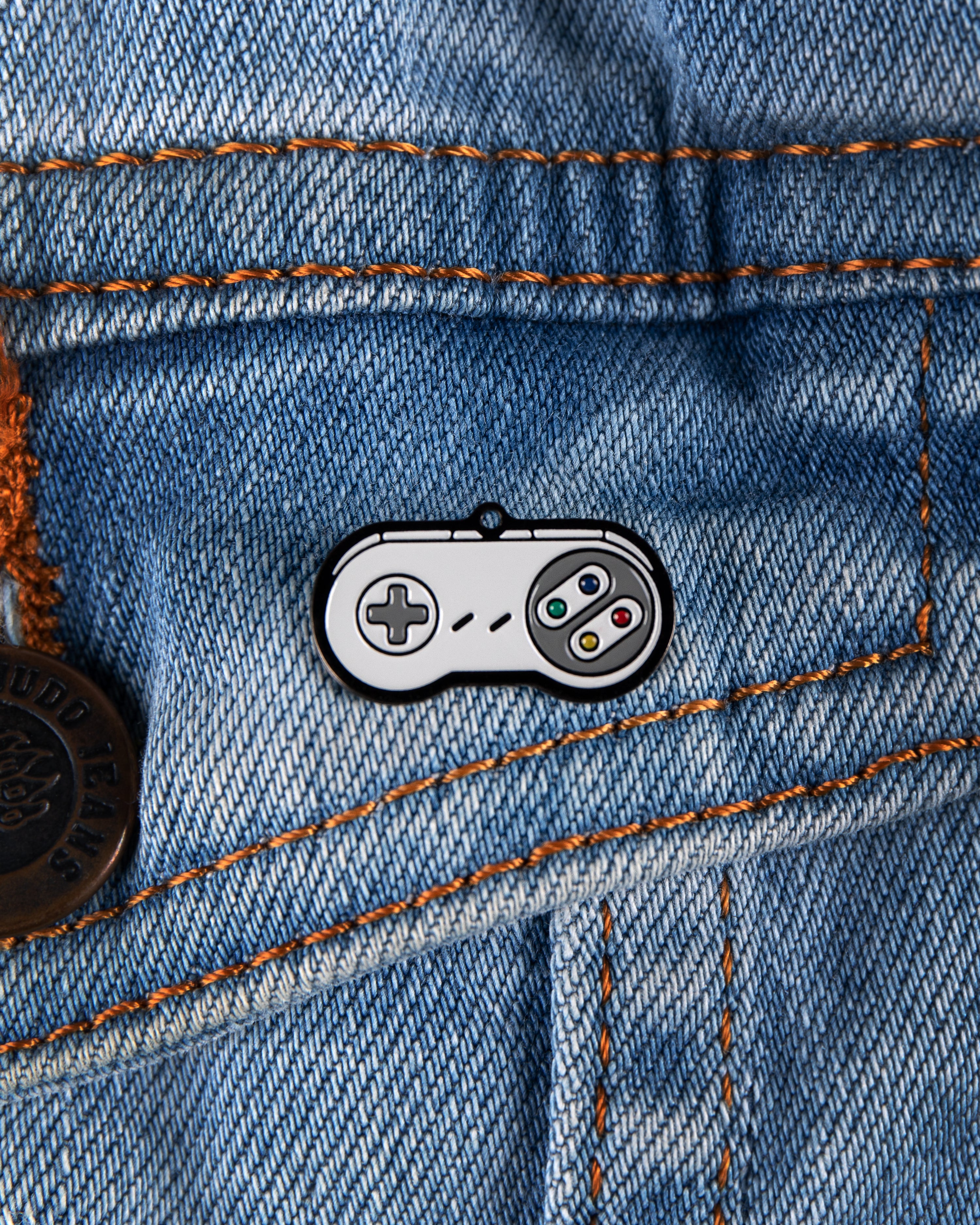 SNES Enamel Pin, Gift for Nintendo Retro Gamers