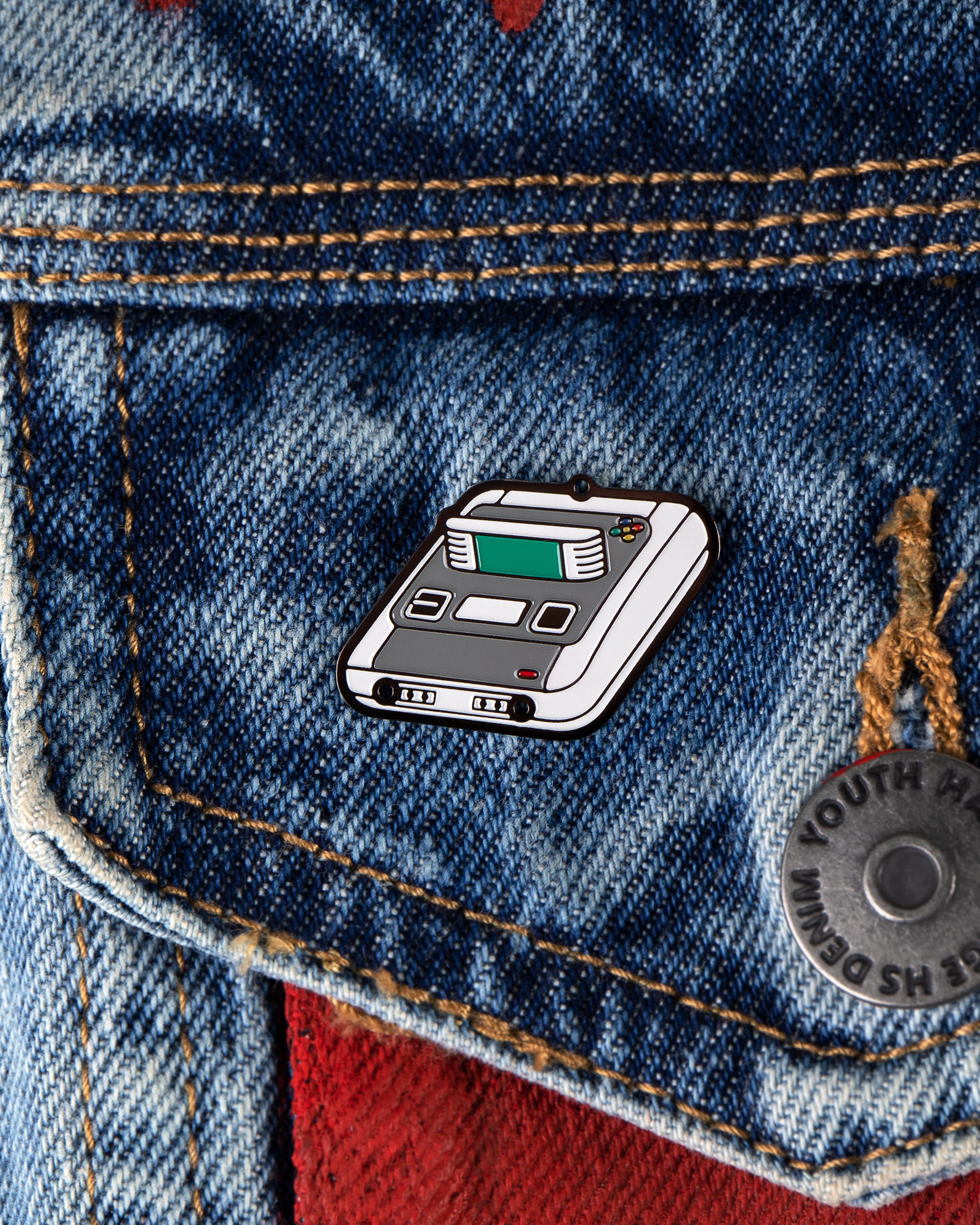 SNES Enamel Pin, Gift for Nintendo Retro Gamers