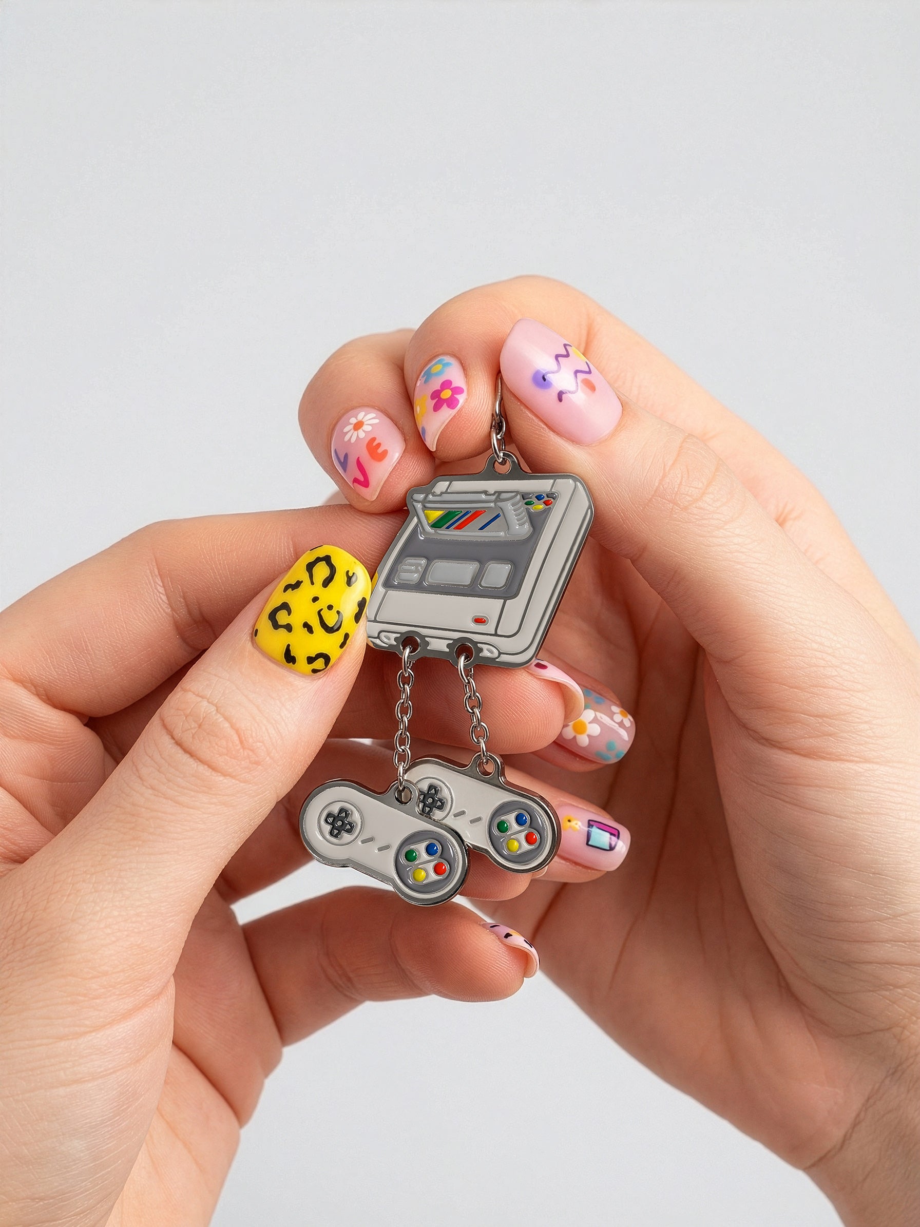 Super Nintendo Pin, Retro Gaming Gift