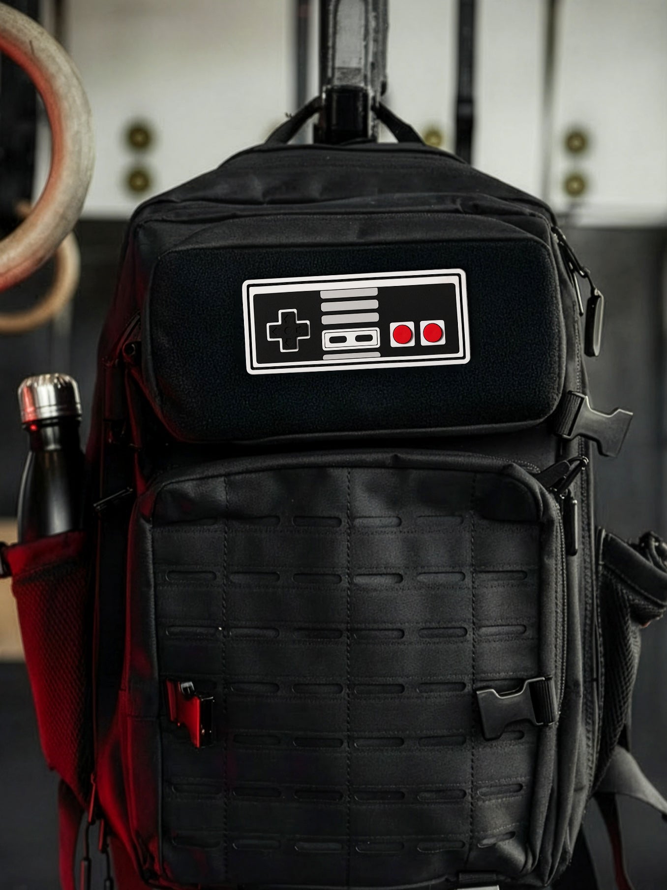 Retro NES Controller Patch, Nintendo Inspired Velcro Patch for Gamers
