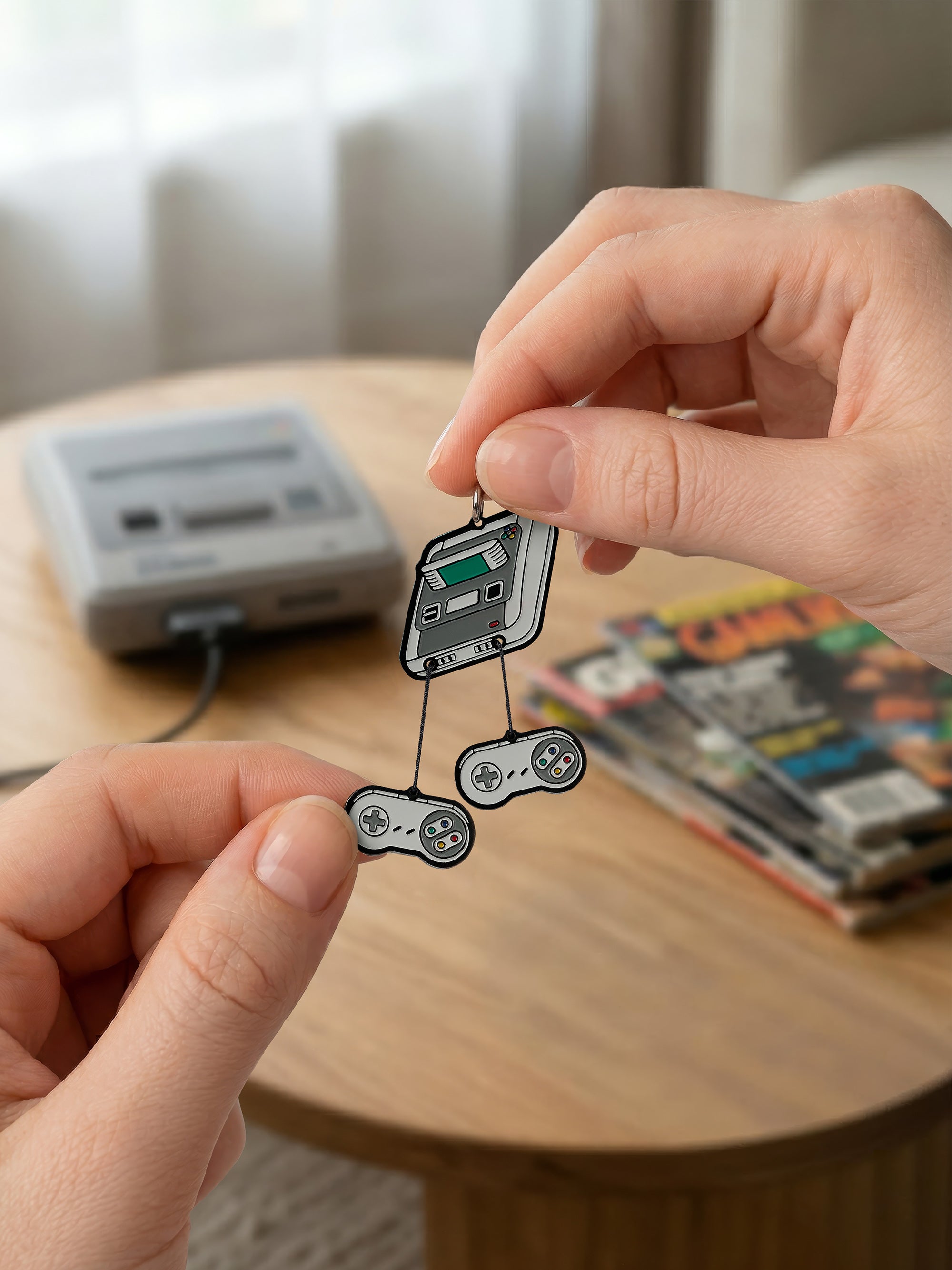 SNES Enamel Pin, Gift for Nintendo Retro Gamers