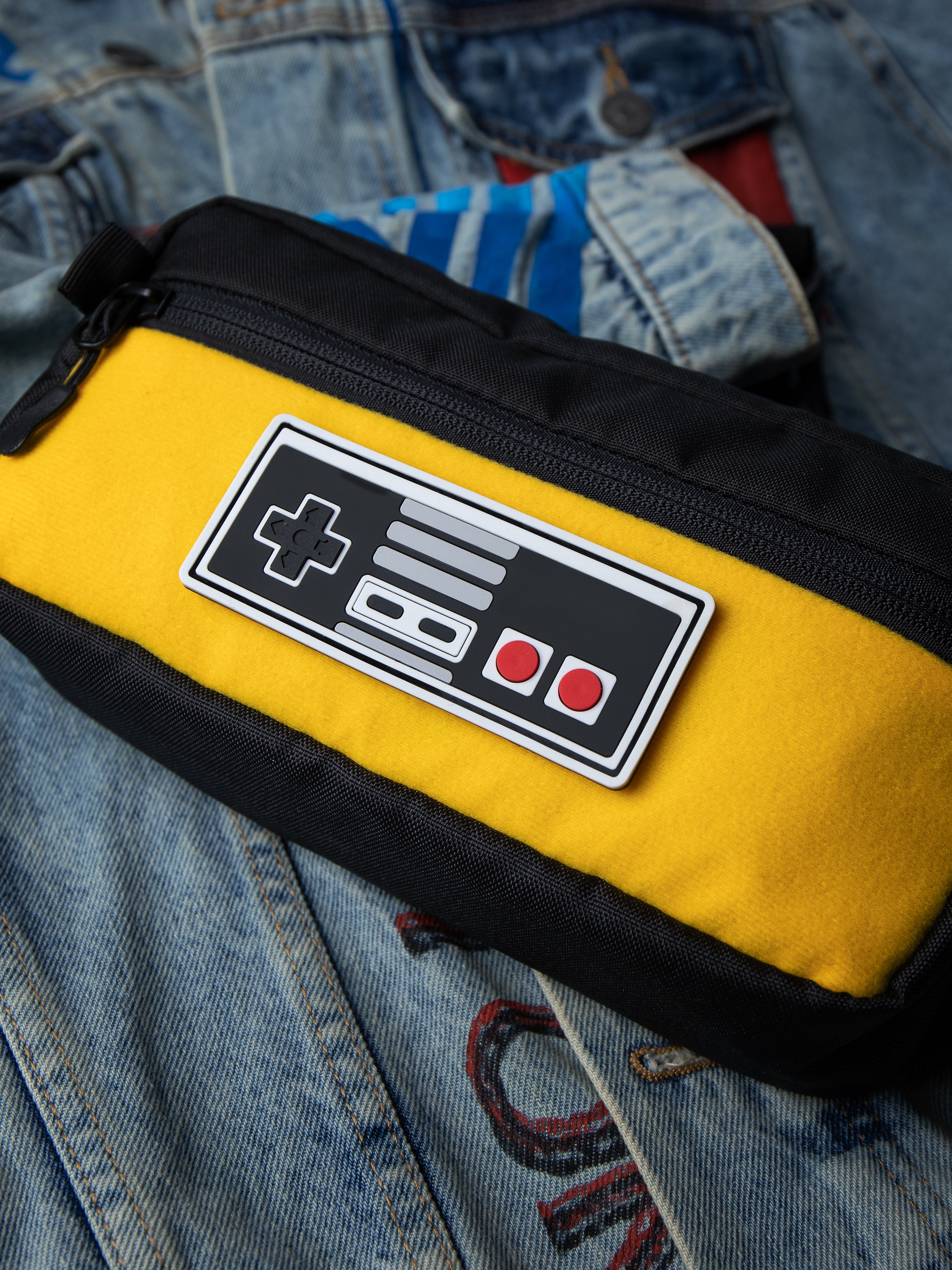 Retro NES Controller Patch, Nintendo Inspired Velcro Patch for Gamers